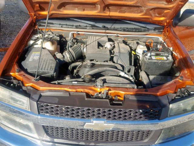 1GCDS136448173447 - 2004 CHEVROLET COLORADO ORANGE photo 7