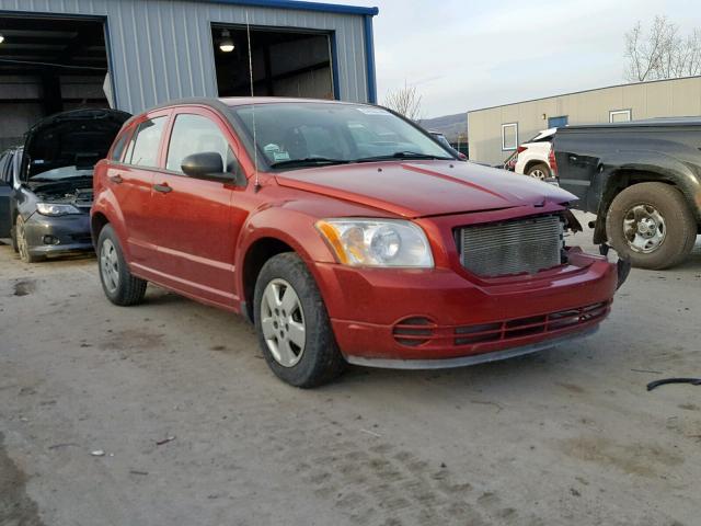 1B3HB28B37D288437 - 2007 DODGE CALIBER RED photo 1