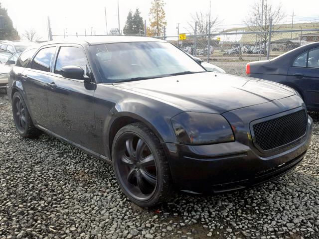 2D4FV47T66H248876 - 2006 DODGE MAGNUM SE BLACK photo 1