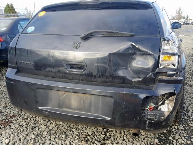 2D4FV47T66H248876 - 2006 DODGE MAGNUM SE BLACK photo 10