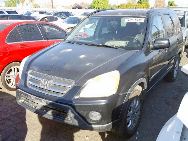 JHLRD78905C059260 - 2005 HONDA CR-V SE BLACK photo 2