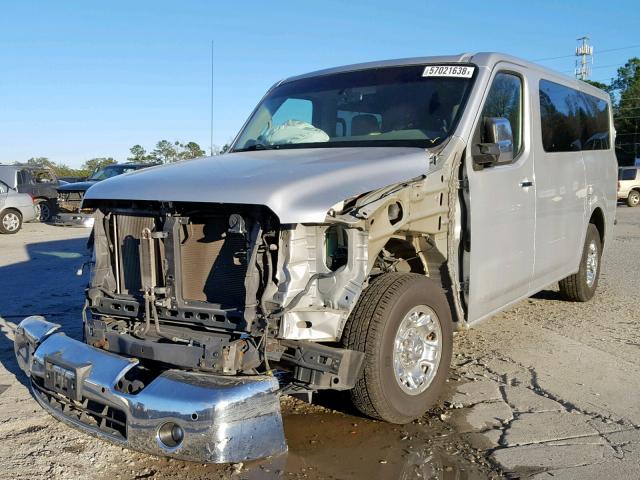 5BZAF0AA7DN200005 - 2013 NISSAN NV 3500 SILVER photo 2