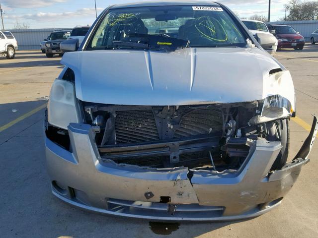 3N1AB61EX9L680102 - 2009 NISSAN SENTRA 2.0 GRAY photo 9