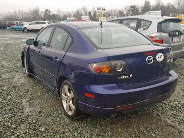 JM1BK323941172622 - 2004 MAZDA 3 S BLUE photo 3