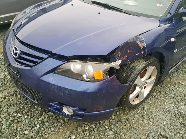 JM1BK323941172622 - 2004 MAZDA 3 S BLUE photo 9