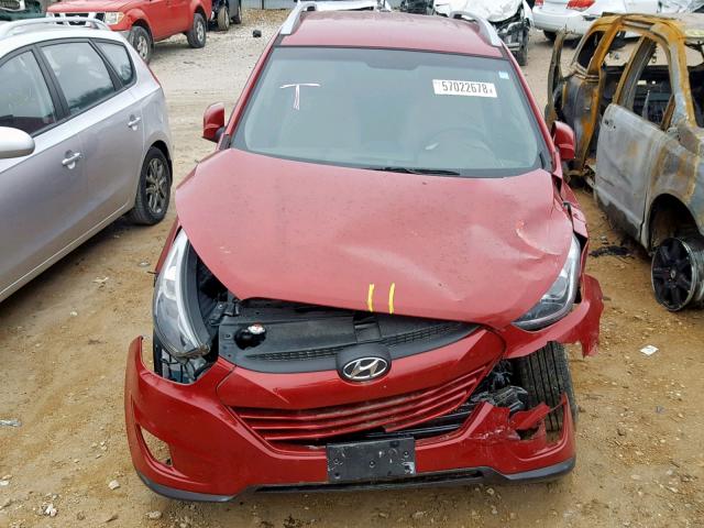 KM8JU3AG3FU064861 - 2015 HYUNDAI TUCSON LIM RED photo 7