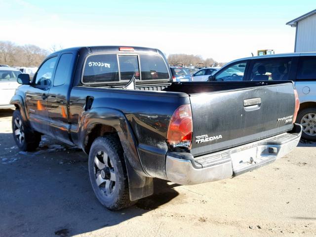 5TETX62N15Z055519 - 2005 TOYOTA TACOMA PRE BLACK photo 3