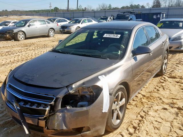 1G1ZC5E1XBF156911 - 2011 CHEVROLET MALIBU 1LT 灰色 照片 2