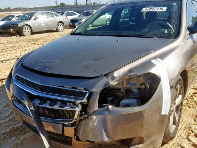 1G1ZC5E1XBF156911 - 2011 CHEVROLET MALIBU 1LT 灰色 照片 9