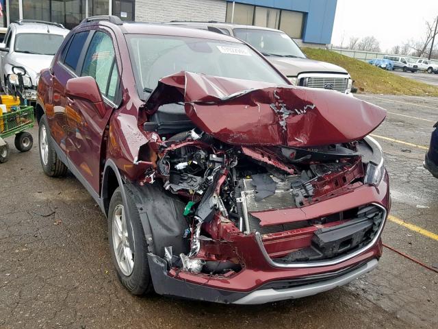 3GNCJPSB2HL254266 - 2017 CHEVROLET TRAX 1LT RED photo 1