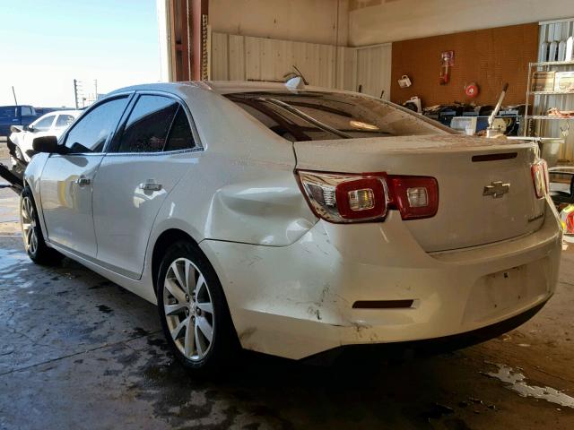 1G11H5SA9DF142004 - 2013 CHEVROLET MALIBU LTZ WHITE photo 3