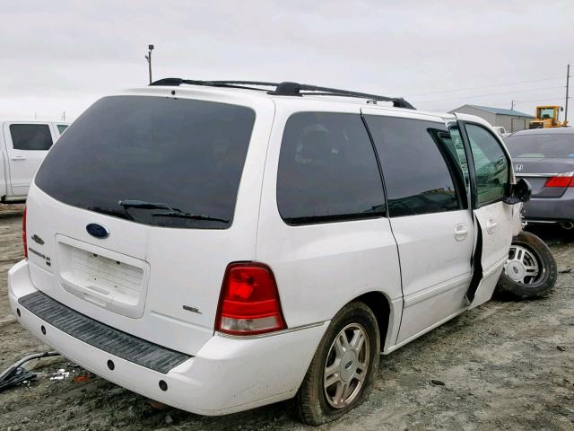 2FMZA52247BA02810 - 2007 FORD FREESTAR S WHITE photo 4