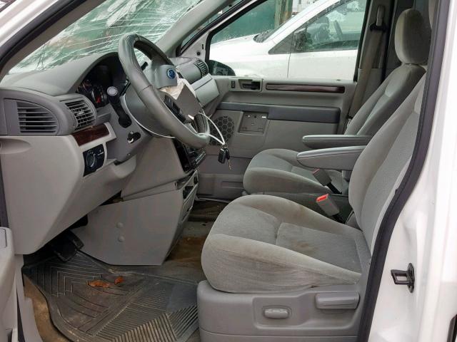 2FMZA52247BA02810 - 2007 FORD FREESTAR S WHITE photo 5