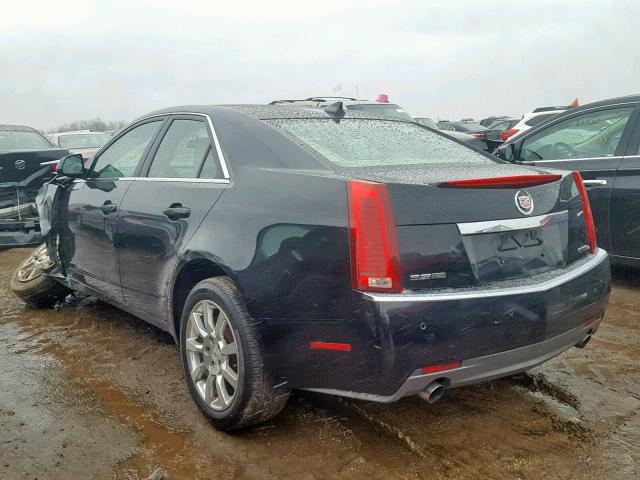 1G6DT57V090150827 - 2009 CADILLAC CTS HI FEA BLACK photo 3