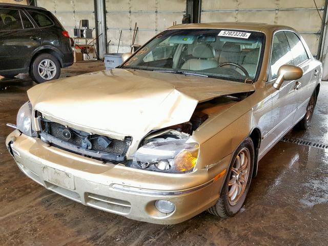 KMHFU45E73A247651 - 2003 HYUNDAI XG 350 GOLD photo 2