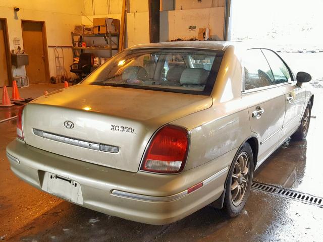 KMHFU45E73A247651 - 2003 HYUNDAI XG 350 GOLD photo 4