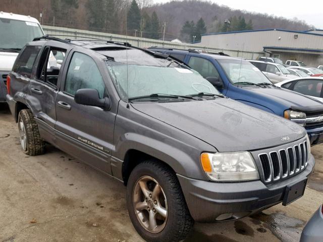 1J4GW58N82C132073 - 2002 JEEP GRAND CHER GRAY photo 1