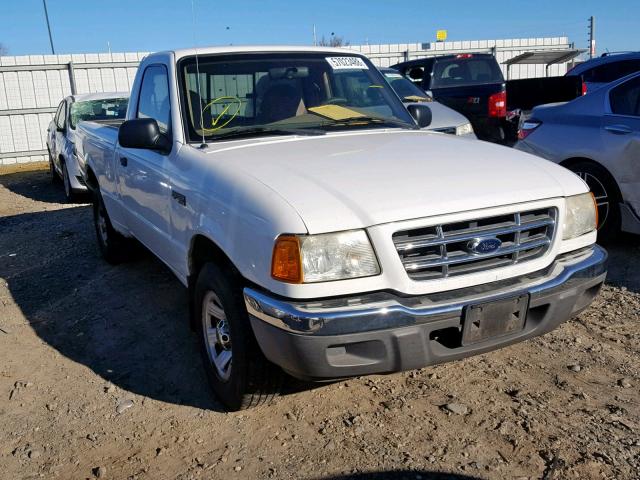 1FTYR10UX2PA43398 - 2002 FORD RANGER WHITE photo 1