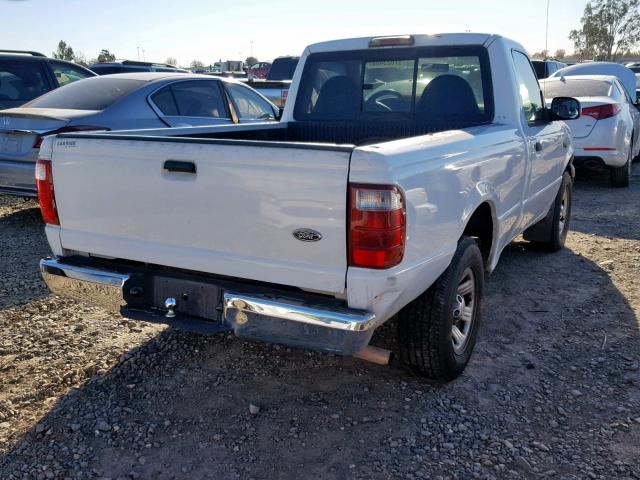 1FTYR10UX2PA43398 - 2002 FORD RANGER WHITE photo 4