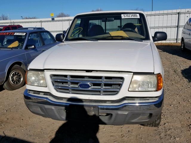 1FTYR10UX2PA43398 - 2002 FORD RANGER WHITE photo 9