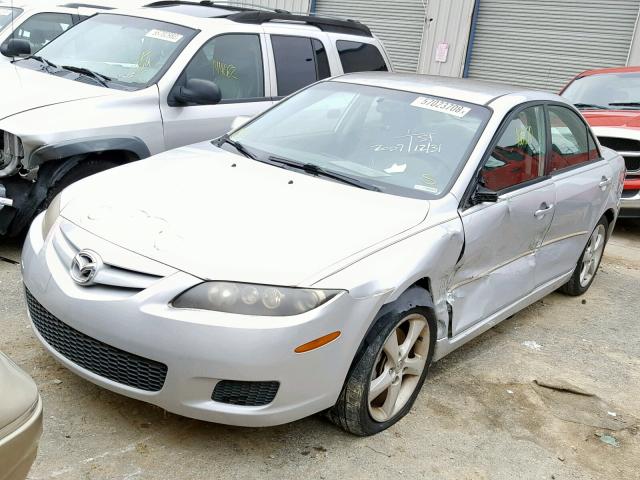 1YVHP80D475M04927 - 2007 MAZDA 6 S SILVER photo 2