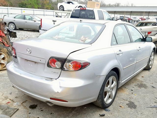 1YVHP80D475M04927 - 2007 MAZDA 6 S SILVER photo 4