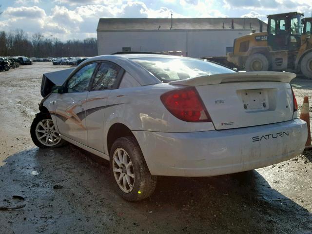 1G8AW12F74Z202288 - 2004 SATURN ION LEVEL WHITE photo 3