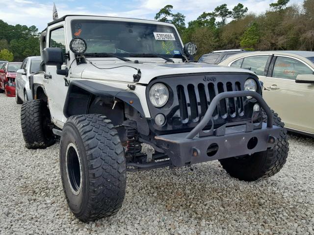 1C4AJWAG2FL505495 - 2015 JEEP WRANGLER S WHITE photo 1