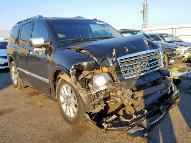 5N3ZA0ND8AN902564 - 2010 INFINITI QX56 BLACK photo 1