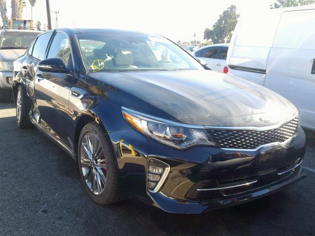 5XXGV4L25JG216284 - 2018 KIA OPTIMA SXL BLACK photo 1