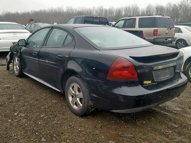 2G2WP522751205039 - 2005 PONTIAC GRAND PRIX BLACK photo 3