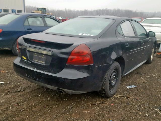 2G2WP522751205039 - 2005 PONTIAC GRAND PRIX BLACK photo 4