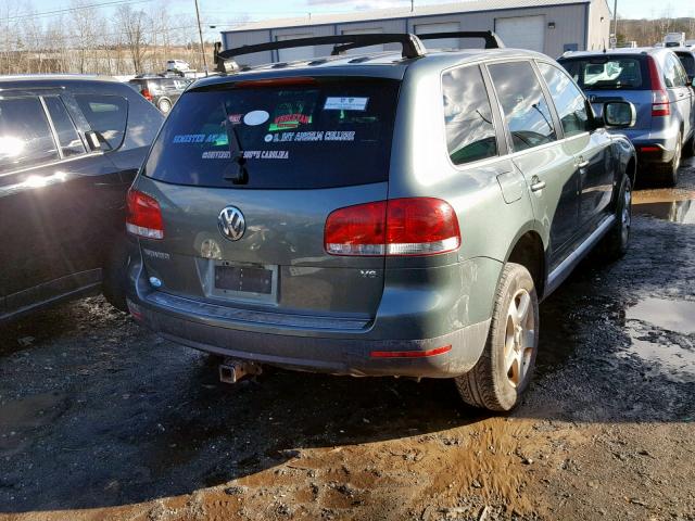 WVGZG77L75D066147 - 2005 VOLKSWAGEN TOUAREG 3. GREEN photo 4