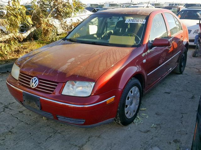 3VWRA69M64M052813 - 2004 VOLKSWAGEN JETTA GL MAROON photo 2