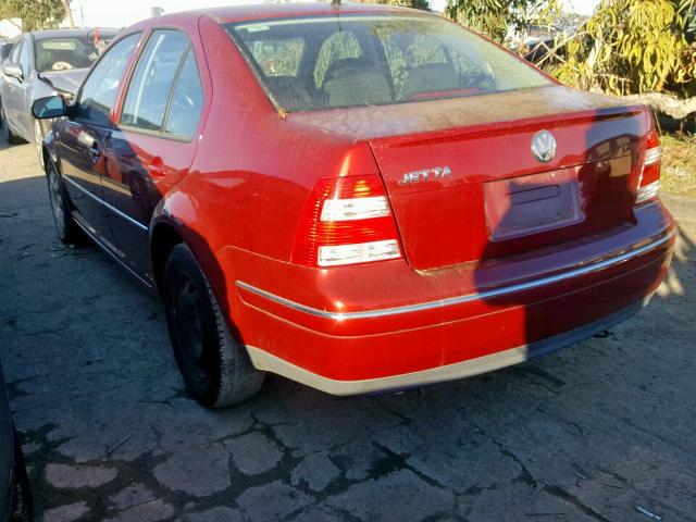 3VWRA69M64M052813 - 2004 VOLKSWAGEN JETTA GL MAROON photo 3