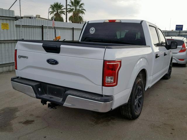 1FTEW1CP3HKD27088 - 2017 FORD F150 SUPER WHITE photo 4