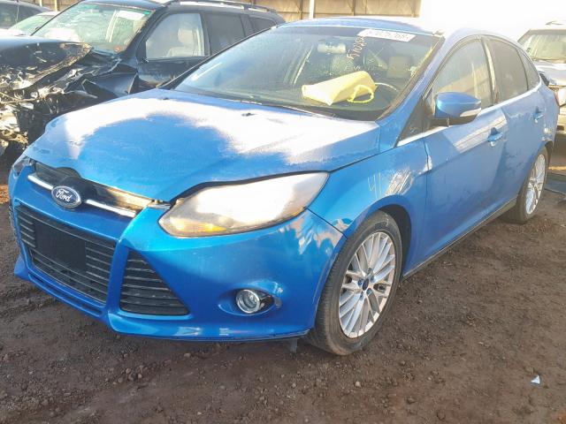 1FADP3J2XEL330464 - 2014 FORD FOCUS TITA BLUE photo 2