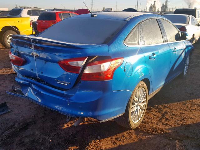 1FADP3J2XEL330464 - 2014 FORD FOCUS TITA BLUE photo 4