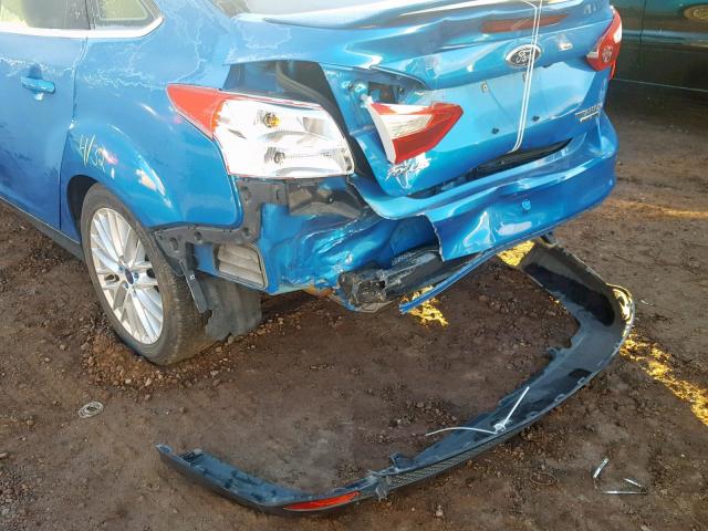 1FADP3J2XEL330464 - 2014 FORD FOCUS TITA BLUE photo 9