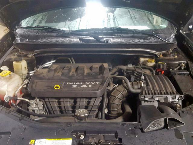 1C3BC1FB0BN611428 - 2011 CHRYSLER 200 TOURIN BLACK photo 7