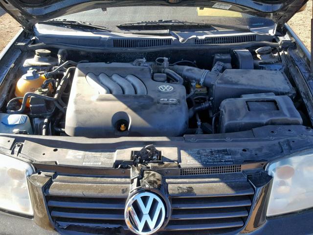 3VWSK69MX2M140436 - 2002 VOLKSWAGEN JETTA GLS BLACK photo 7