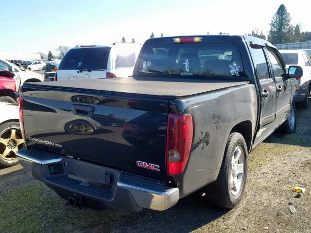 1GTD5MFE4C8158599 - 2012 GMC CANYON SLE BLACK photo 4