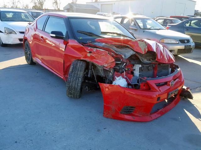 JTKJF5C75D3050608 - 2013 TOYOTA SCION TC წითელი ფოტო 1