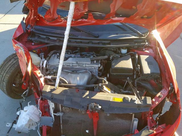 JTKJF5C75D3050608 - 2013 TOYOTA SCION TC წითელი ფოტო 7