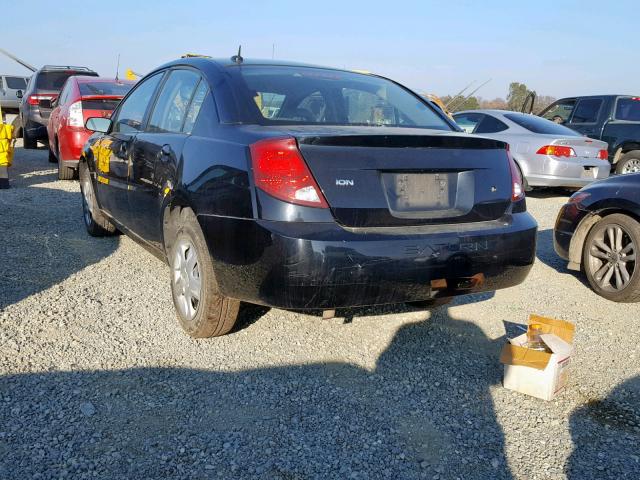 1G8AJ55F77Z141661 - 2007 SATURN ION LEVEL BLACK photo 3