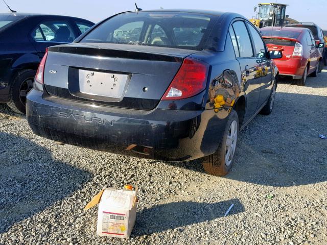 1G8AJ55F77Z141661 - 2007 SATURN ION LEVEL BLACK photo 4