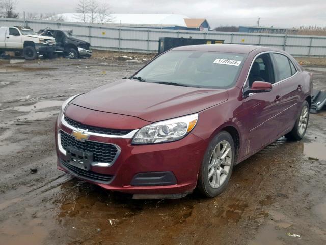 1G11C5SAXGF106924 - 2016 CHEVROLET MALIBU LIM BURGUNDY photo 2