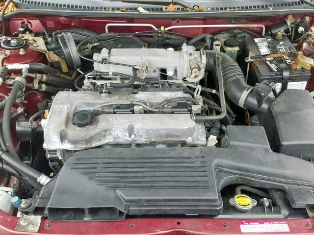 JM1BJ2228X0127198 - 1999 MAZDA PROTEGE DX RED photo 7