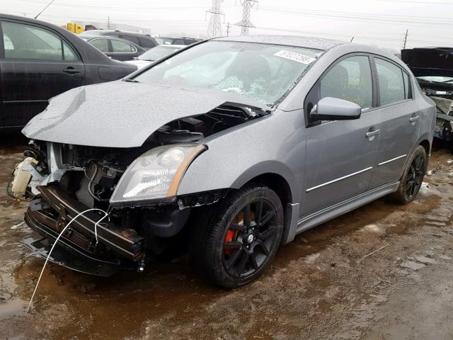 3N1BB61E27L706239 - 2007 NISSAN SENTRA SE- GRAY photo 2