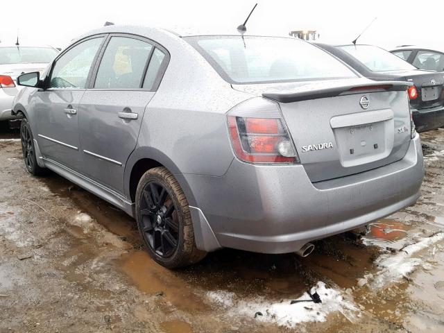 3N1BB61E27L706239 - 2007 NISSAN SENTRA SE- GRAY photo 3